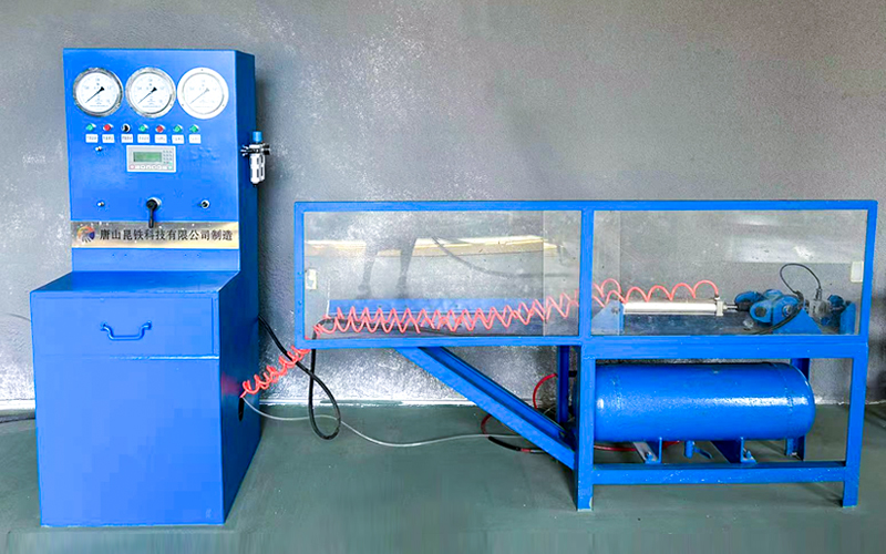 Nuestra empresa ha desarrollado de forma independiente bancos de prueba para cilindros neum&aacute;ticos e hidr&aacute;ulicos